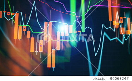 indicators including volume analysis for professional technical analysis on the monitor of a computer. Fundamental and technical analysis concept. indicators including volume analysis for professional technical analysis on the monitor of a computer. Fundamental and technical analysis concept. 96063247