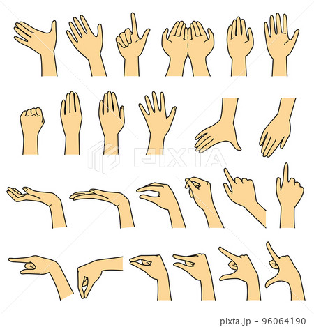 手のしぐさ 01 カラー版 手のしぐさ 01 カラー版 96064190