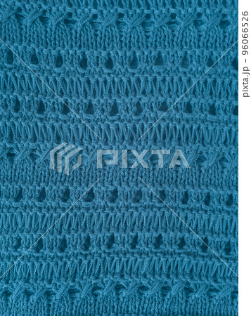 Handmade knitting material with detail weave threads. 96066526