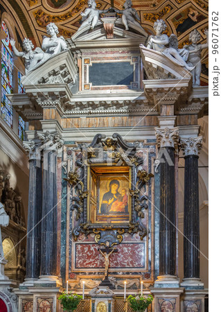 The icon of Madonna del Popolo, Rome, Italy 96071762
