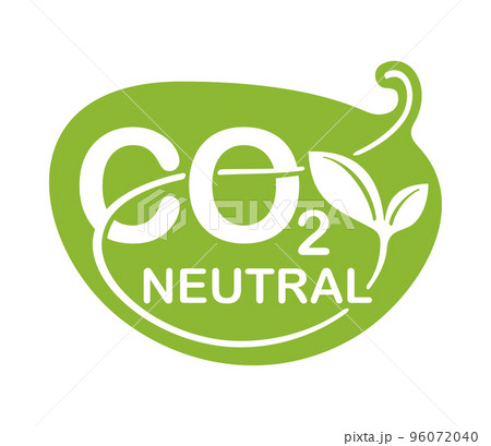 Co Neutral Net Zero Carbon Footprint Icon Pixta