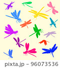 dragonfly, dragonfly pattern, realistic image, color 96073536