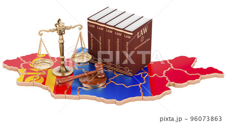 Law and justice in Mongolia concept, 3D rendering Law and justice in Mongolia concept, 3D rendering 96073863