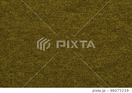 ラムウールセーターのテクスチャ（オリーブドラブ） 96075239