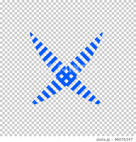 blue multiplication symbol (x, x) 96076347