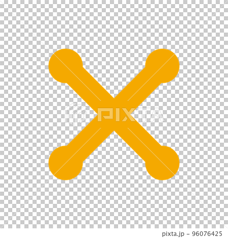 橙色乘法符號 (x, x) 96076425