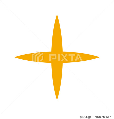 オレンジ色のプラス記号：足し算 96076487