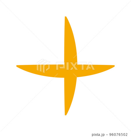 オレンジ色のプラス記号:足し算 オレンジ色のプラス記号:足し算 96076502