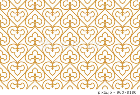 Abstract geometry pattern in Arabian style. Seamless  96078180