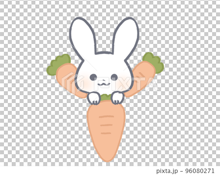 うさぎ　にんじん 96080271