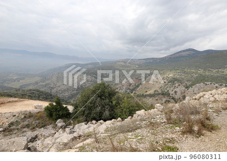 Golan Heights in northern Israel on the border with Syria. Golan Heights in northern Israel on the border with Syria. 96080311