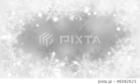 Christmas background of defocused snowflakes Christmas background of defocused snowflakes 96082625