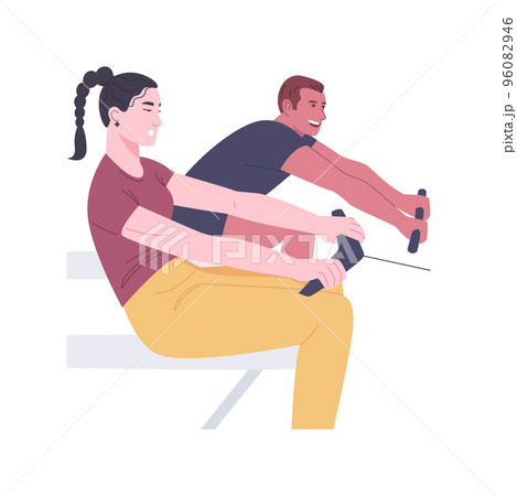 Power exercise isolated cartoon vector...のイラスト素材 [96082946] - PIXTA