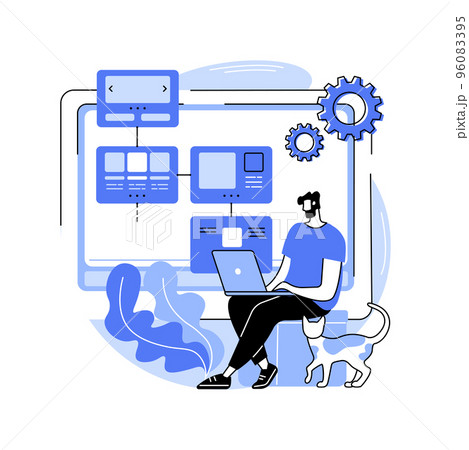 Software tester isolated cartoon vector illustrations. 96083395