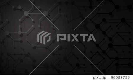 Abstract background of connecting lines and dotsのイラスト素材 [96083739] - PIXTA