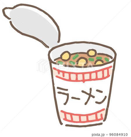 カップラーメン　湯気無し 96084910