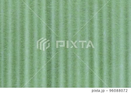 和紙の背景素材（縦縞柄、黄緑色シリーズ） 96088072