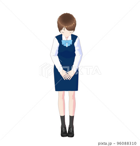 制服を着た女子社員 制服を着た女子社員 96088310