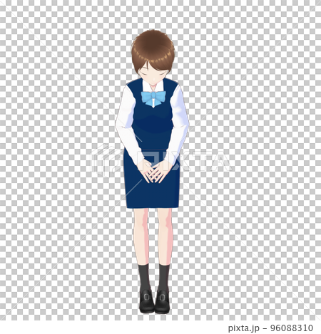 制服を着た女子社員 制服を着た女子社員 96088310