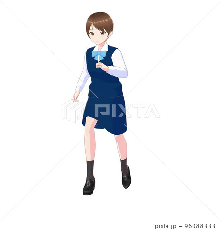 制服を着た女子社員 96088333