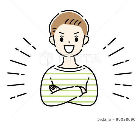 自信満々　男性 96088690