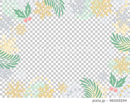 Hand-drawn Christmas frame Hand-drawn Christmas frame 96088894