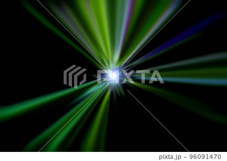 宇宙空間のワープをイメージした背景素材（ワームホール ・ブラックホールのイメージ） 96091470