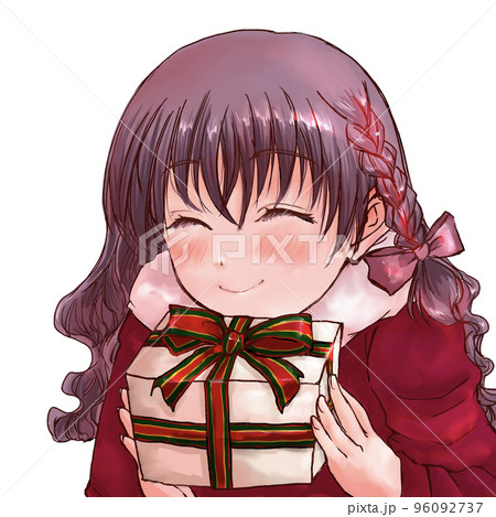 プレゼントを渡したい女性 プレゼントを渡したい女性 96092737