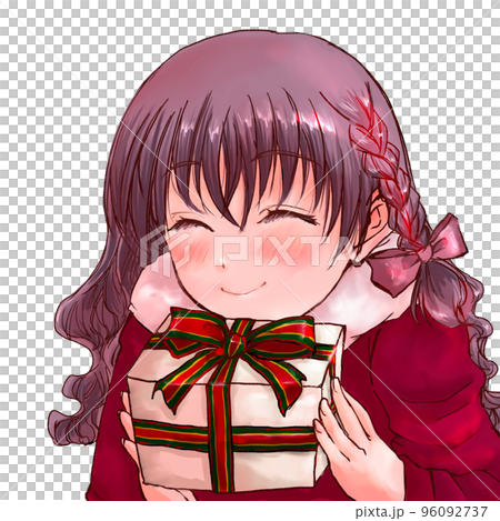 プレゼントを渡したい女性 プレゼントを渡したい女性 96092737