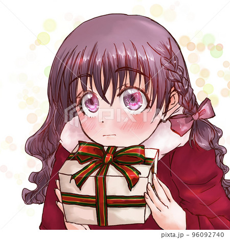 プレゼントを渡したい女性 プレゼントを渡したい女性 96092740