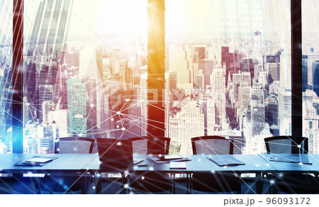 Business office with network effect Business office with network effect 96093172