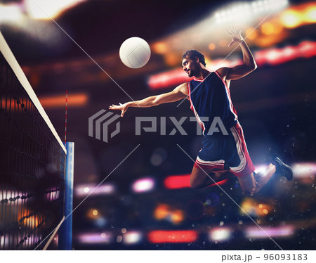 Player beats ball 96093183