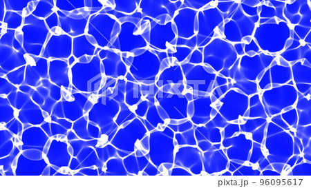 3d Rendering. Abstract blue and black light pattern with the gradient. Background black dark modern. Luxurious bright blue geometric shape with metallic effect 96095617
