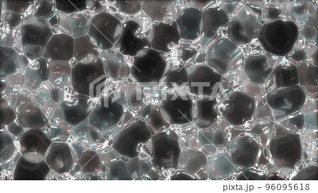 3d Rendering. Abstract grey and black light pattern with the gradient. Background black dark modern. Luxurious bright grey geometric shape with metallic effect 3d Rendering. Abstract grey and black light pattern with the gradient. Background black dark modern. Luxurious bright grey geometric shape with metallic effect 96095618