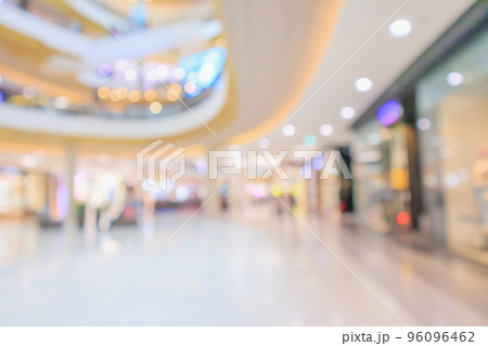 modern luxury shopping mall department store interior blur abstract defocused background with bokeh light modern luxury shopping mall department store interior blur abstract defocused background with bokeh light 96096462