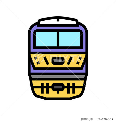 train transport vehicle color icon vector illustration train transport vehicle color icon vector illustration 96098773