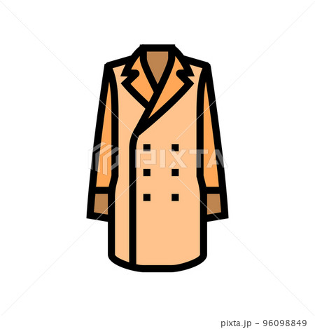 paletot outerwear male color icon vector illustration paletot outerwear male color icon vector illustration 96098849