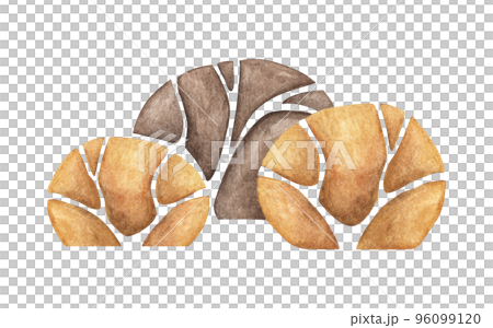 Abstract forest trees. Watercolor illustration, Autumn trees. Abstract forest trees. Watercolor illustration, Autumn trees. 96099120