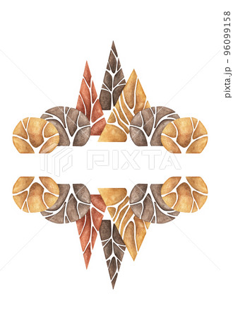 Abstract forest trees. Watercolor illustration, Autumn trees. Abstract forest trees. Watercolor illustration, Autumn trees. 96099158