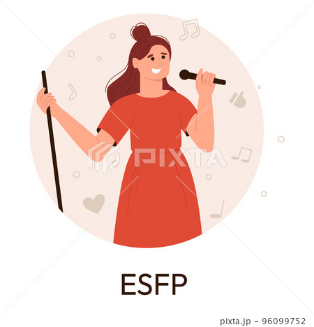 MBTI person types concept. Socionics mbti. Personality test. Flat vector illustration 96099752