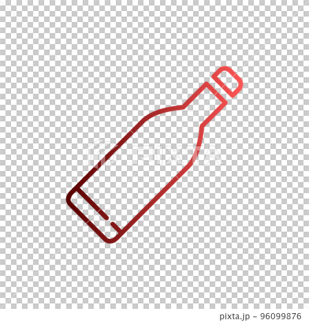 Bottle icon vector illustration logo template for many purpose. Isolated on white background. 96099876