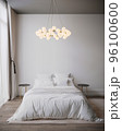 3d rendering of new hotel bedroom design interior 96100600