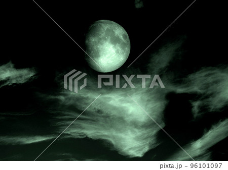The moon in the night sky 96101097