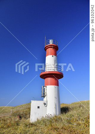 秋の北海道森町で砂崎灯台の風景を撮影 秋の北海道森町で砂崎灯台の風景を撮影 96102042