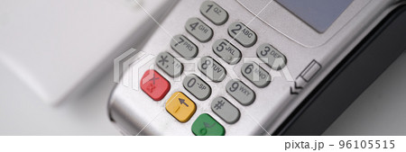 Terminal for non-cash payment by bank credit card Terminal for non-cash payment by bank credit card 96105515