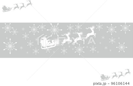 クリスマス　サンタクロース　トナカイ 96106144
