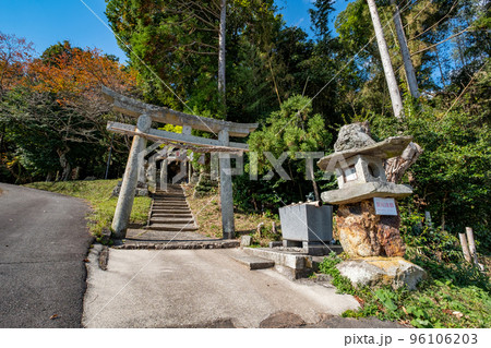 赤猪岩神社　鳥居　鳥取県西伯郡南部町寺内 96106203