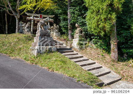 赤猪岩神社　参道　鳥取県西伯郡南部町寺内 96106204