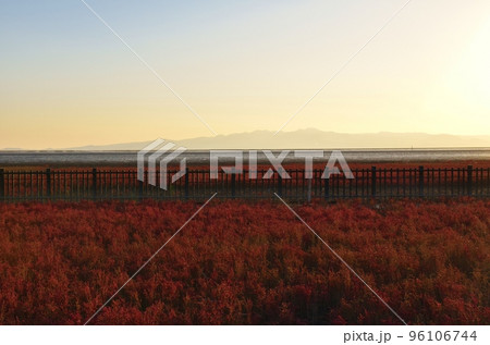 夕暮れの干潟よか公園 佐賀 夕暮れの干潟よか公園 佐賀 96106744