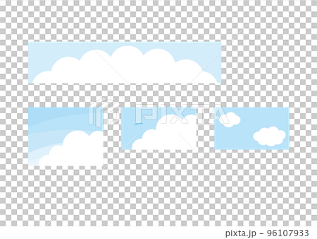 Blue sky and cloud decoration Blue sky and cloud decoration 96107933